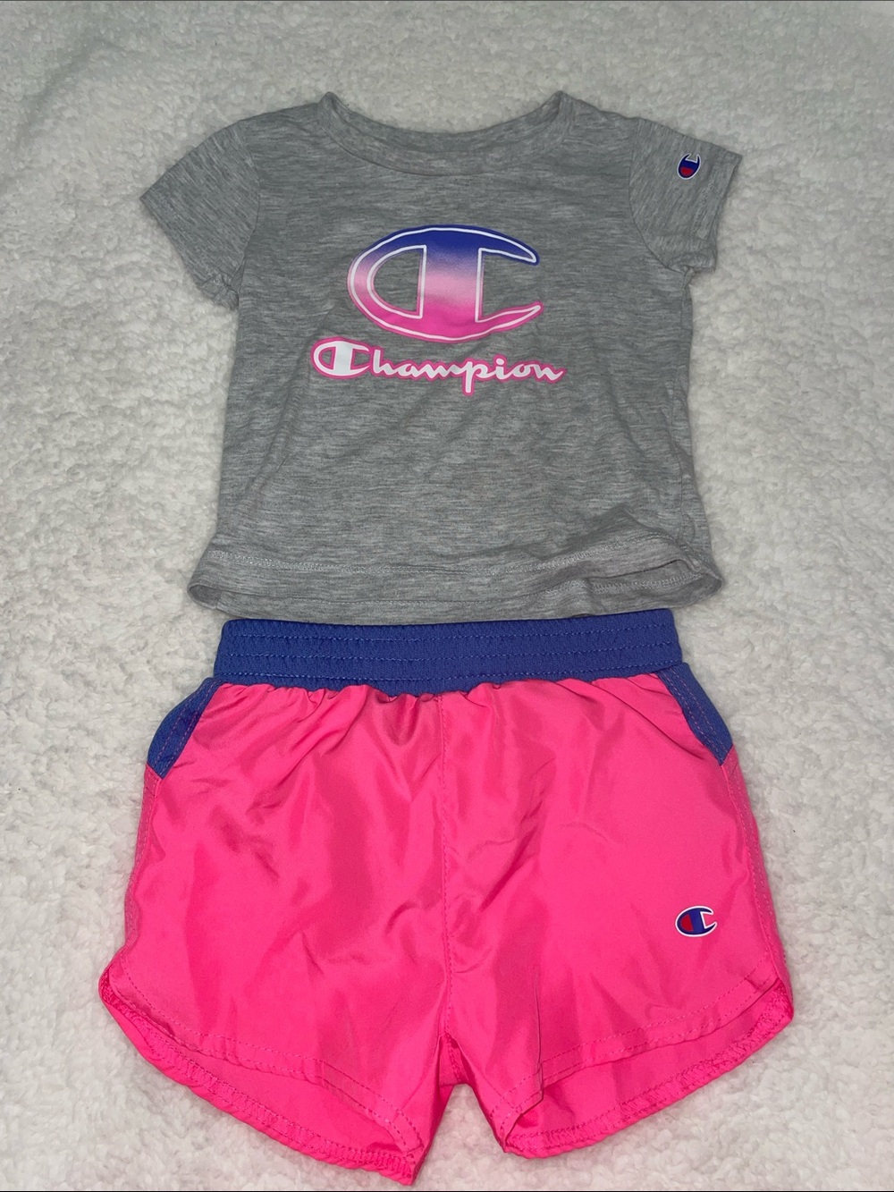 Champion Toddler Girl Shorts/Tshirt Set